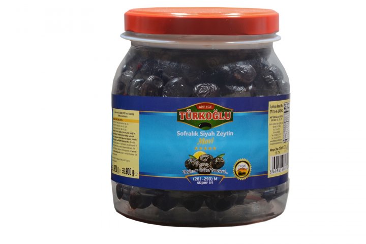 Sofralık Siyah Zeytin - Mavi - M - 900 gr.