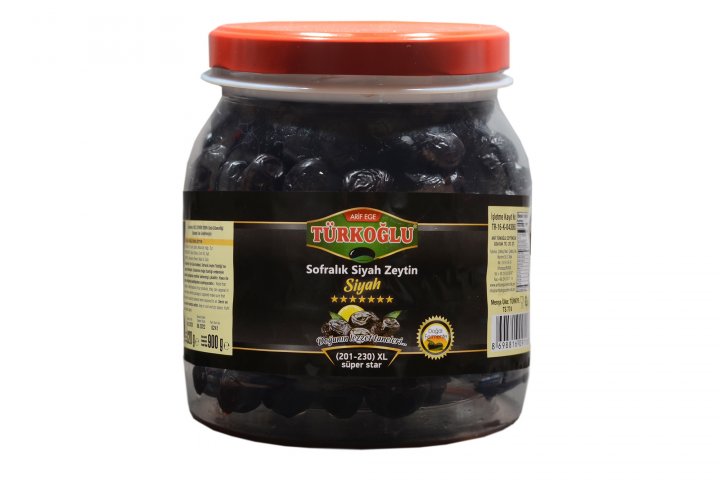 Sofralık Siyah Zeytin - Siyah - XL - 900 gr