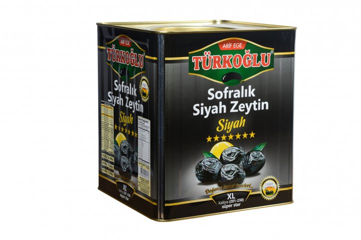 Sofralık Siyah Zeytin - Siyah - XL - 10 kg