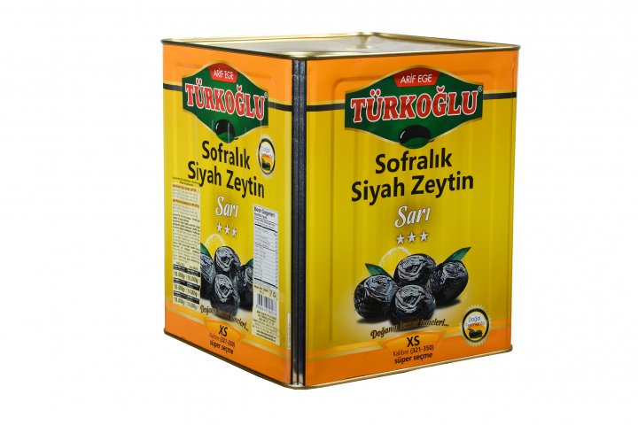Sofralık Siyah Zeytin - Sarı - XS - 10 kg